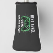 Volgende Level 2025 Play Win Herhaal Grappige Game Golfheadcover (Draai 90)