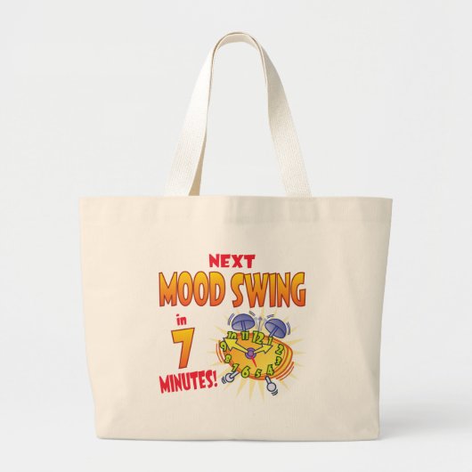 Volgende Mood Swing Grote Tote Bag (Voorkant)