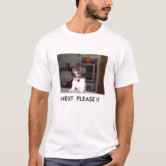 VOLGENDE PLEASE!! T-SHIRT (Voorkant)