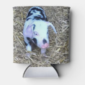 volgende schattige biggetje blikjeskoeler (Voorkant)