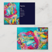 VOLGENDE SPELER IN DE NACHT, blauw Visitekaartje (Voorkant / Achterkant)