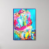 VOLGENDE SPELER IN DE NACHT CANVAS AFDRUK (Voorkant)