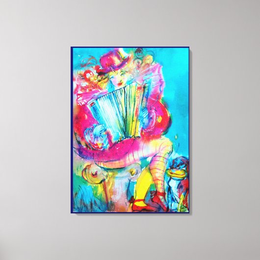 VOLGENDE SPELER IN DE NACHT CANVAS AFDRUK (Voorkant)