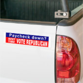 VOLGENDE STEMMING REPUBLICAN BUMPERSTICKER (Op Truck)