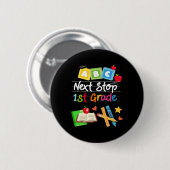 Volgende Stop 1e klas kleuterschool Afstuderen 202 Ronde Button 5,7 Cm (Voorkant /achterkant)