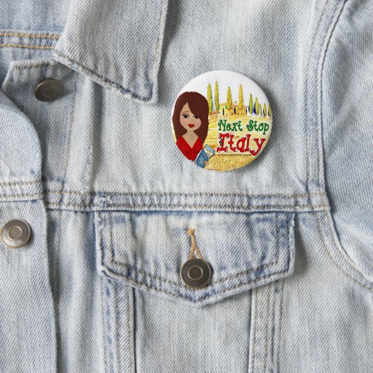 Volgende Stop Italië Button (In situ)