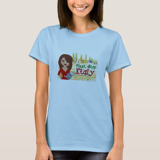 Volgende Stop Italië Logo Shirt (Voorkant)