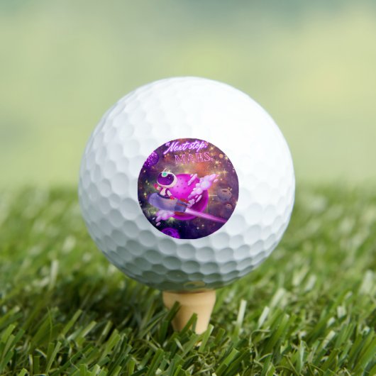 Volgende stop Mars Golfballen (Insitu Shirt)