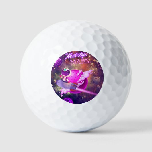 Volgende stop Mars Golfballen (Voorkant)