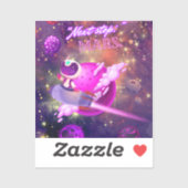 Volgende stop Mars Sticker (Vel)