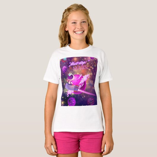 Volgende stop Mars T-shirt (Voorkant volledig)