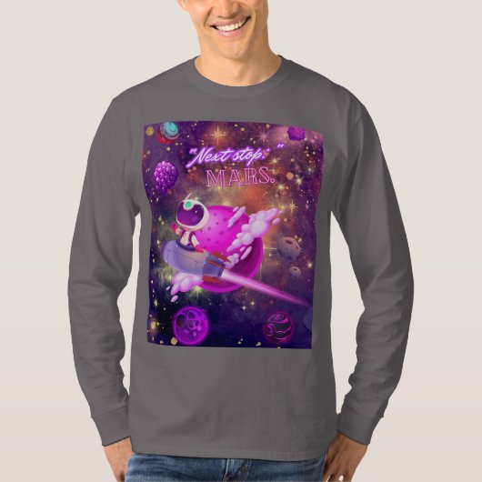 Volgende stop Mars T-shirt (Voorkant)