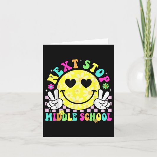 Volgende Stop Middelbare School Afstuderen 2025 La Kaart (Voorkant)