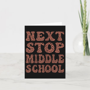 Volgende Stop Middelbare School Afstuderen CL Tren Kaart