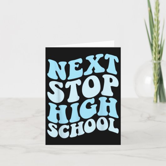 Volgende Stop middelbare school basisschool Afstud Kaart (Voorkant)