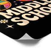 Volgende stop Middelbare School Basisschool Grappi Poster (Hoek)