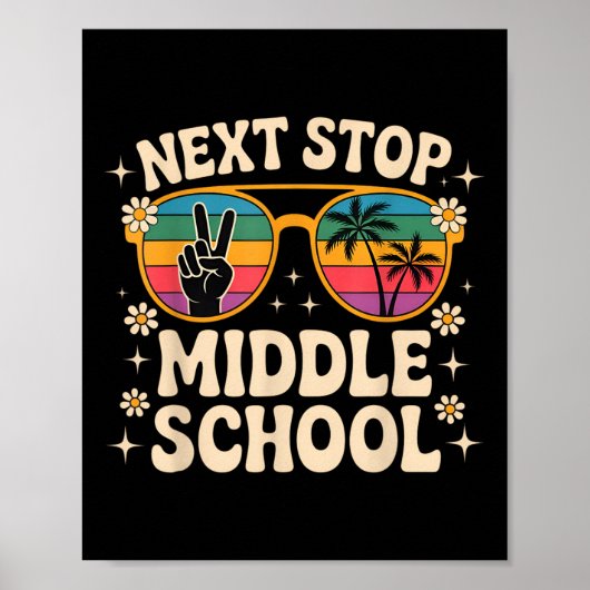 Volgende stop Middelbare School Basisschool Grappi Poster (Voorkant)