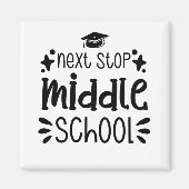 Volgende Stop middelbare school Magneet (Voorkant)