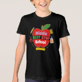 Volgende Stop middelbare school Tri-Blend Shirt (Voorkant)