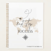 Volgende Stop Succes Avontuur wereldkaart Wanderlu Planner (Voorkant)