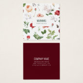 VOLGENDE VISITEKAARTJE : " STROMEN" (Voorkant /achterkant)