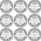 Volgende Voertuigservice vanwege Stickers aan de v (Voorkant)