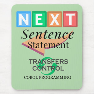 Volgende zin-statement in Cobol-programmering Muismat