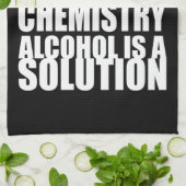 Volgens Chemistry is Alcohol een oplossing Theedoek (Gevouwen)
