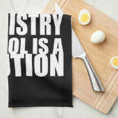 Volgens Chemistry is Alcohol een oplossing Theedoek (Quarter Fold)