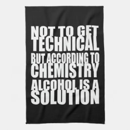 Volgens Chemistry is Alcohol een oplossing Theedoek
