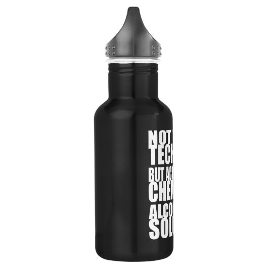 Volgens Chemistry is Alcohol een oplossing Waterfles (Links)