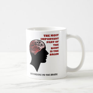 Volgens de Brain Funny Mug Koffiemok