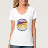 " volgens de grondwet is niemand boven de wet . " t-shirt (Voorkant)