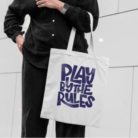 Volgens de regels tote bag