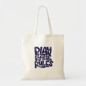 Volgens de regels tote bag (Voorkant)