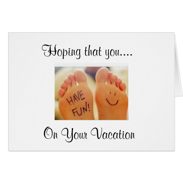 VOLGENS FEET HEB JE VROUW OVER VACATIE! (Voorkant Horizontaal)