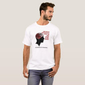 Volgens het Grappige T-shirt voor de Hersenen (Voorkant volledig)