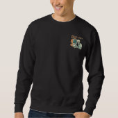 Volgens Mijn Laatste E-mail | Grappig Skelet 90s R Trui (Voorkant)