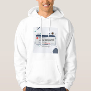 Volgens Mijn Laatste E-mail Grappige Kantoor Citaa Hoodie