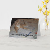 Volgens Mijn Onderzoek… Kaart (Gele Bloem)