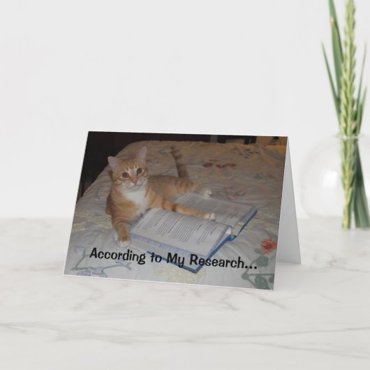 Volgens Mijn Onderzoek… Kaart (Voorkant)