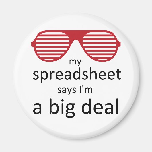 Volgens mijn spreadsheet ben ik een groot probleem magneet (Voorkant)