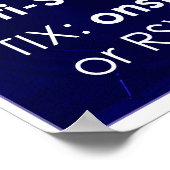 VOLGENS NORMAAL Poster (Hoek)