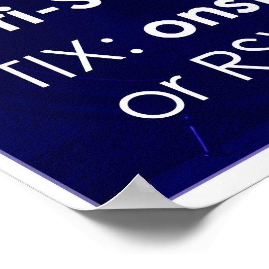 VOLGENS NORMAAL Poster (Hoek)