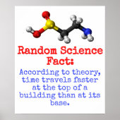 Volgens theoretische tijdreizen sneller - wetensch poster (Voorkant)