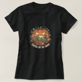 Volgestopt als de kalkoen t-shirt