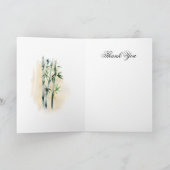 Volgestorte Japanse Art Tranquility Bedankkaart (Binnen)