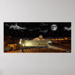 Volgman aan de muur poster