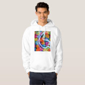 Volgograd Russia City Map Hoodie (Voorkant volledig)
