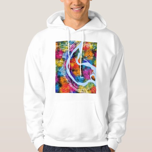 Volgograd Russia City Map Hoodie (Voorkant)